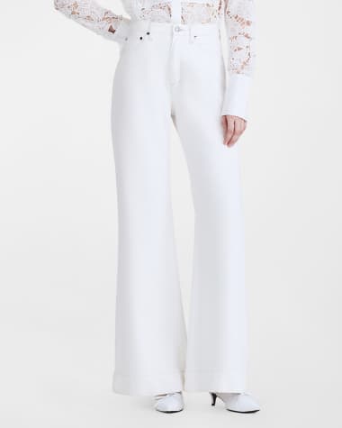Derek Lam 10 Crosby Coralie High-Rise Wide-Leg Jeans