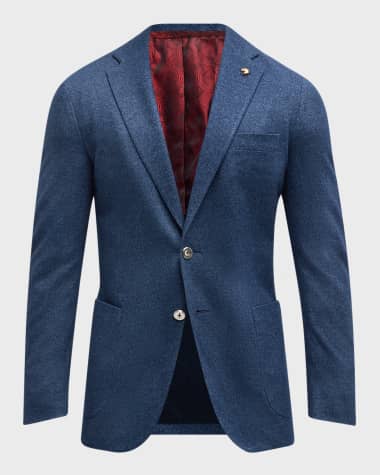 Stefano Ricci Men's Melange Silk and Cashmere Blazer