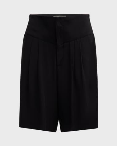 BITE Studios High-Rise Pleated Bermuda Shorts
