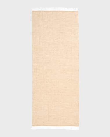 Max Mara Alfredo Fringed Flax Scarf