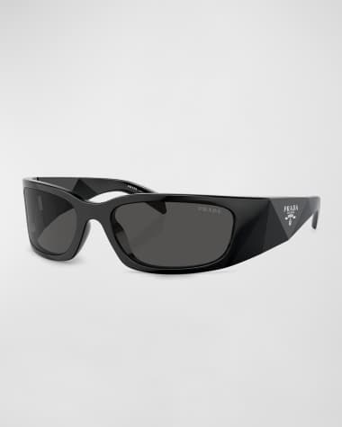 Prada Logo Propionate & Plastic Wrap Sunglasses