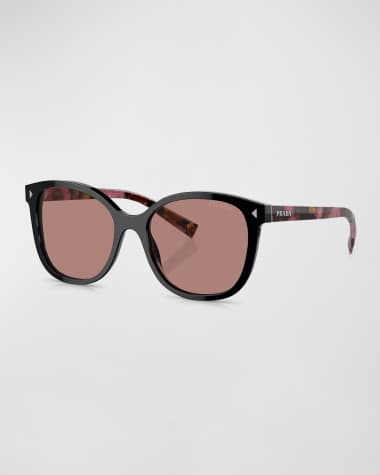 Prada Two-Tone Acetate Square Sunglasses