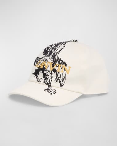 Lanvin Men's Eagle Logo Baseball Cap