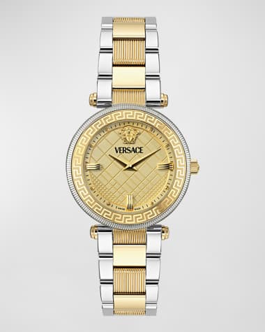 Versace 35mm Versace Reve Watch with Bracelet Strap, Two Tone