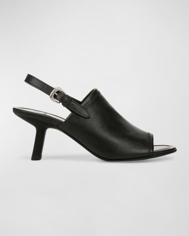 Vince Jana Leather Slingback Sandals