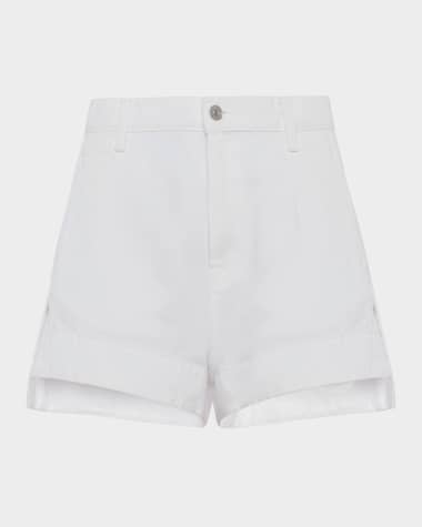 7 for all mankind Tailored Slouchy Denim Shorts
