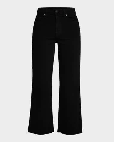 7 for all mankind Cropped Alexa Jeans with Raw Hem