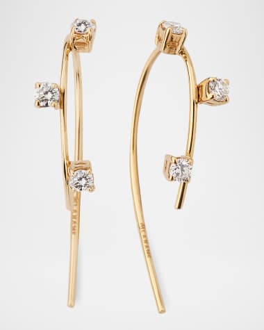 LANA Mini Solo Hooked On Hoop Earrings