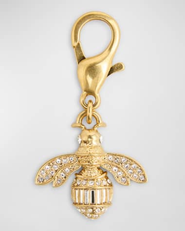 Golden Goose Crystal Bee Charm