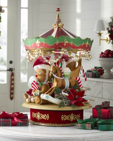 Mark Roberts 40" Candy Shoppe Christmas Carousel