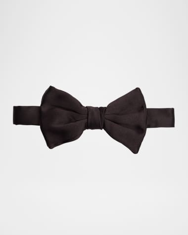 Giorgio Armani Men's Pre-Tied Silk Twill Bow Tie