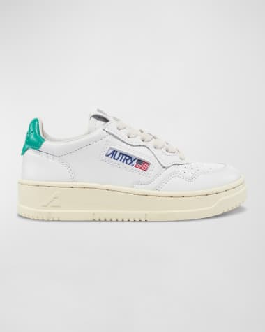AUTRY Kid's Medalist Low-Top Bicolor Leather Sneakers, Toddlers/Kids