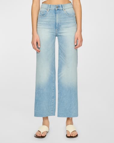 DL1961 Hepburn Wide-Leg High Rise Jeans