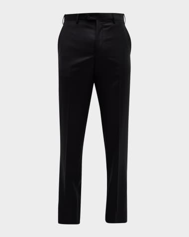 Men's Solid Cotton Trousers