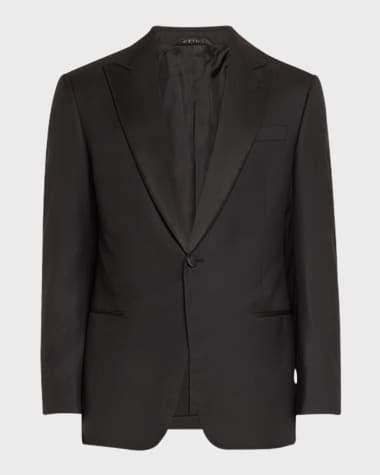 Giorgio Armani Men's Wool Satin-Lapel Two-Piece Tuxedo Set
