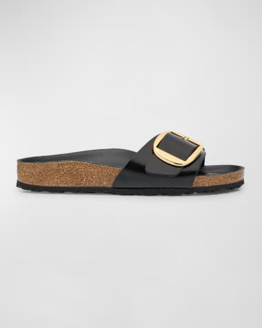 BIRKENSTOCK Madrid Leather Buckle Easy Sandals