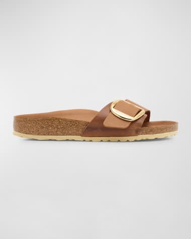 BIRKENSTOCK Madrid Leather Buckle Easy Sandals