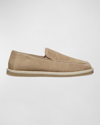 Stuart Weitzman Men's Harbor Venetian Suede Espadrilles