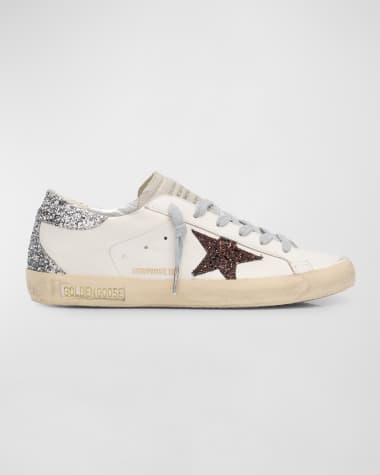 Golden Goose Superstar Glitter Low-Top Sneakers