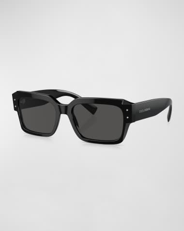 Dolce&Gabbana Men's Dg4460 Acetate Rectangle Sunglasses
