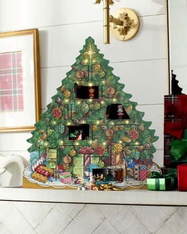 Byers' Choice Musical Advent Tree with Lights