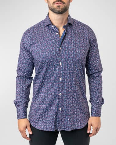 Maceoo Men's Einstein Chain Sport Shirt