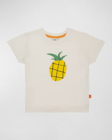 Mon Coeur Girl's Pineapple T-Shirt, Size 2-8