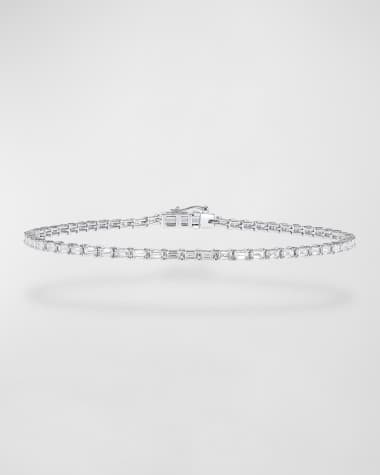 LANA 14K Baguette Diamond Tennis Bracelet