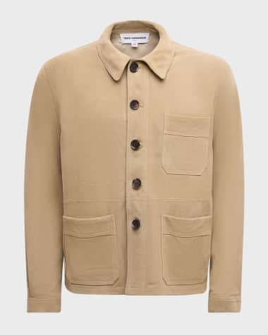 TEDDY VONRANSON Men's Suede Chore Coat