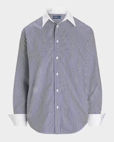 Polo Ralph Lauren Relaxed-Fit Two-Tone Striped Shirt