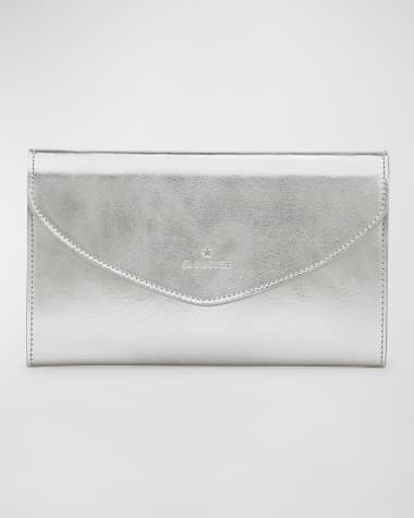 Il Bisonte Bigallo Envelope Flap Leather Clutch Bag