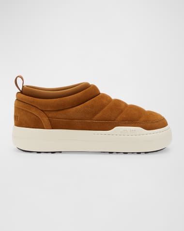 Moon Boot Park Quilted Suede Low Booties