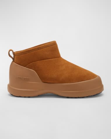 Moon Boot Luna Suede Cozy Ankle Booties