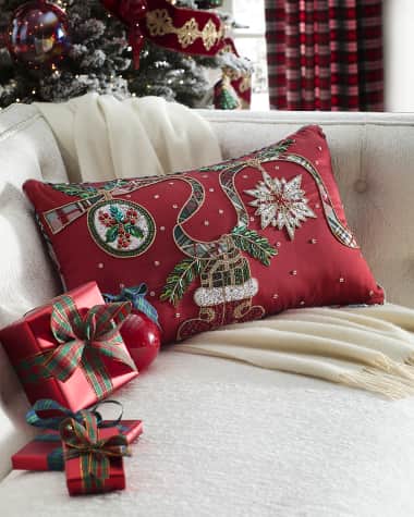 Christmas Throw Pillows Neiman Marcus