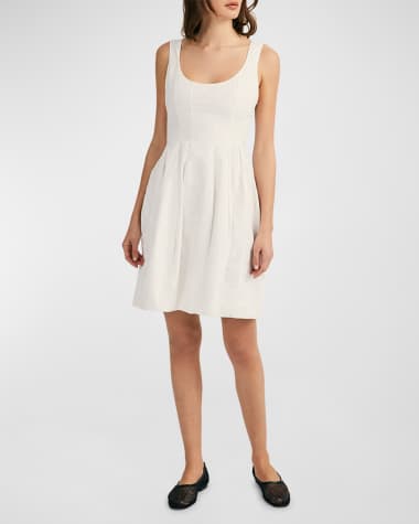 Derek Lam 10 Crosby Jade Sleeveless Bubble-Hem Dress