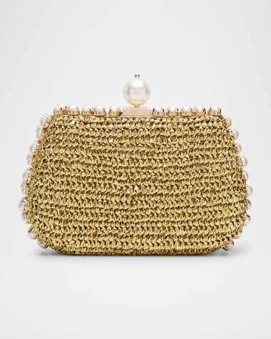 Gold Designer Clutches for Women Neiman Marcus