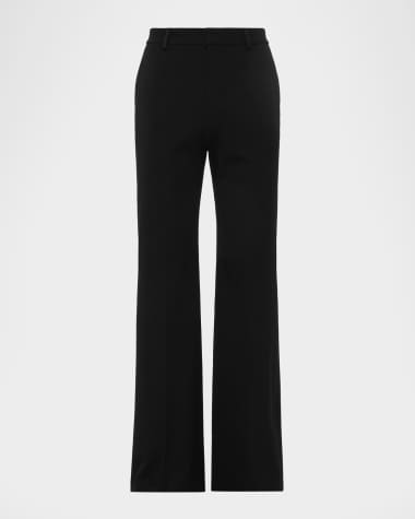 Black High Designer Pants for Women