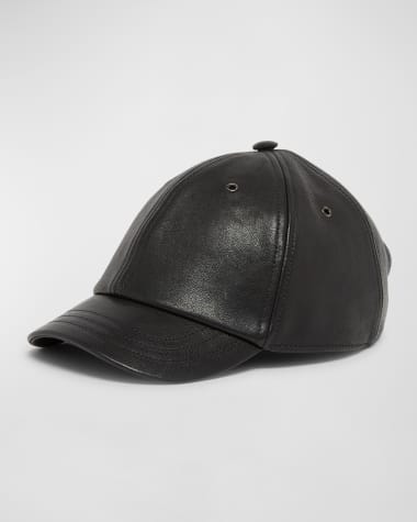Saint Laurent Patent Leather Baseball Hat