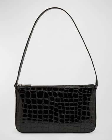 Christian Louboutin Loubila Alligator-Embossed Leather Shoulder Bag
