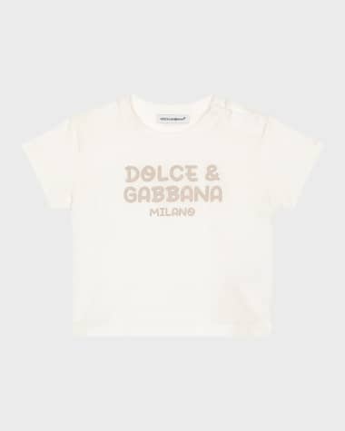 Dolce&Gabbana Kid's Logo-Print T-Shirt, Size 12M-30M