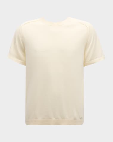 SIMKHAI Men's Kellyn Short-Sleeve Crewneck Top