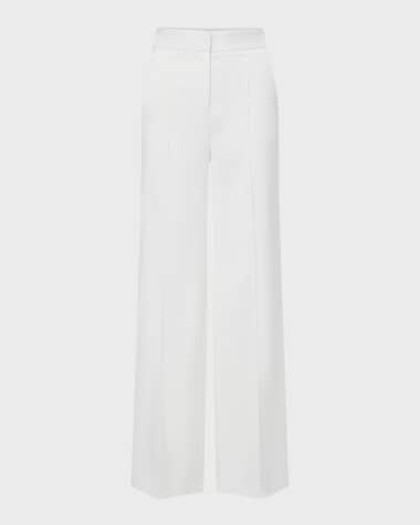 Veronica Beard Edia Wide-Leg Pants