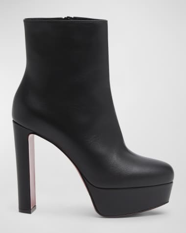 Designer platform booties outlet