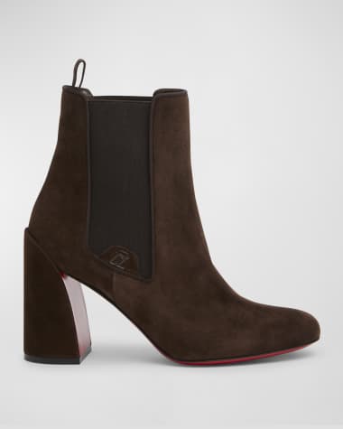 Christian Louboutin Women s Brown Booties Shoes Neiman Marcus