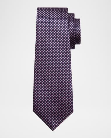 Kiton Men's Woven Jacquard Silk Tie