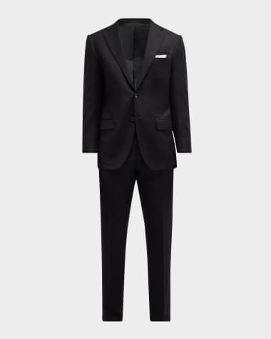 Kiton Men's Wool-Cashmere Solid Suit