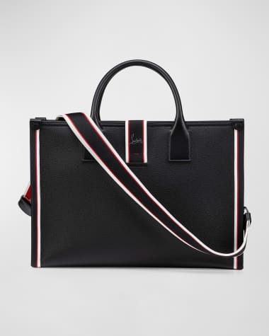 Christian Louboutin Men's Nastroloubi F.A.V. Leather Briefcase