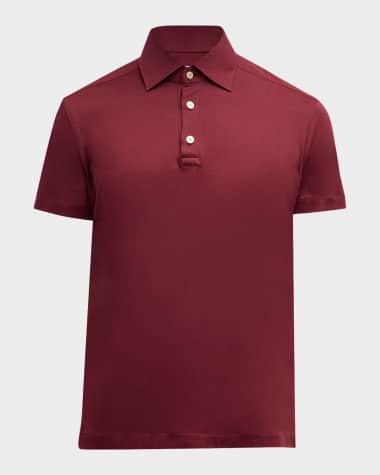 Kiton Men's Cotton Polo Shirt