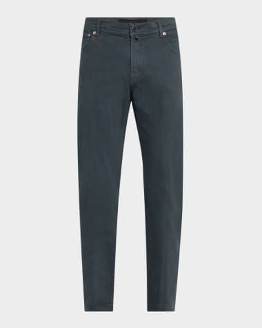 Kiton Men's Kurabo Cotton 5-Pocket Pants