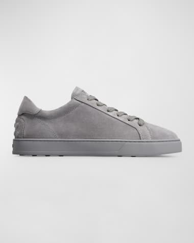 Tod's Men's Allacciata Low-Top Suede Sneakers
